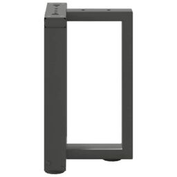 Berkfield Home Coffee Table Legs T-Shaped¬†2 pcs Anthracite 28x25x(42-43) cm Steel in Black - thumbnail 5