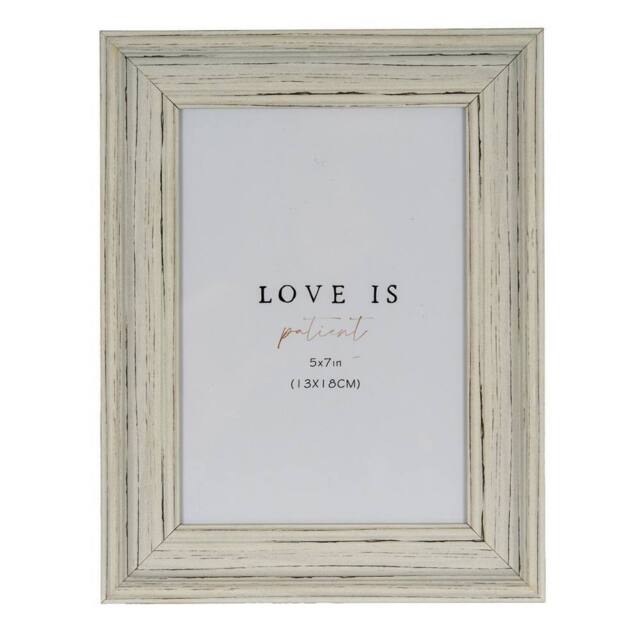 Lemon Pavilion Furniture and Decor Alba Photo Frame 5X7 - Wood - White - image 1
