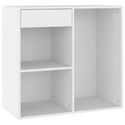 Berkfield Home Cosmetic Cabinet White 80x40x75 cm Engineered Wood - Size: 80 x 40 x 75 cm - thumbnail 2