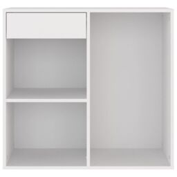 Berkfield Home Cosmetic Cabinet White 80x40x75 cm Engineered Wood - Size: 80 x 40 x 75 cm - thumbnail 5