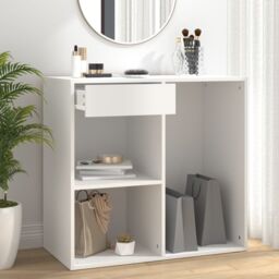 Berkfield Home Cosmetic Cabinet White 80x40x75 cm Engineered Wood - Size: 80 x 40 x 75 cm - thumbnail 1