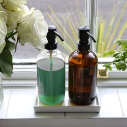 Harbour Housewares 500ml Glass Soap Dispensers - 8x Refillable Hand Wash Bottle with Pump in Clear - thumbnail 5