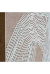 KDMD Lunora Monochrome Line Art Frame - Elegant Modern Wall Decor in Brown - thumbnail 4