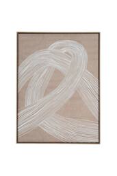 KDMD Lunora Monochrome Line Art Frame - Elegant Modern Wall Decor in Brown - thumbnail 1