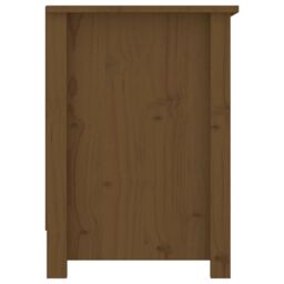 Berkfield Home TV Cabinet Honey Brown 103x36.5x52 cm Solid Wood Pine - thumbnail 5