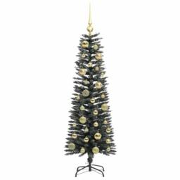Berkfield Home Artificial Christmas Tree with Stand Green 40.5 x 40.5 x 120 cm - thumbnail 4