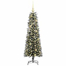 Berkfield Home Artificial Christmas Tree with Stand Green 40.5 x 40.5 x 120 cm - thumbnail 3