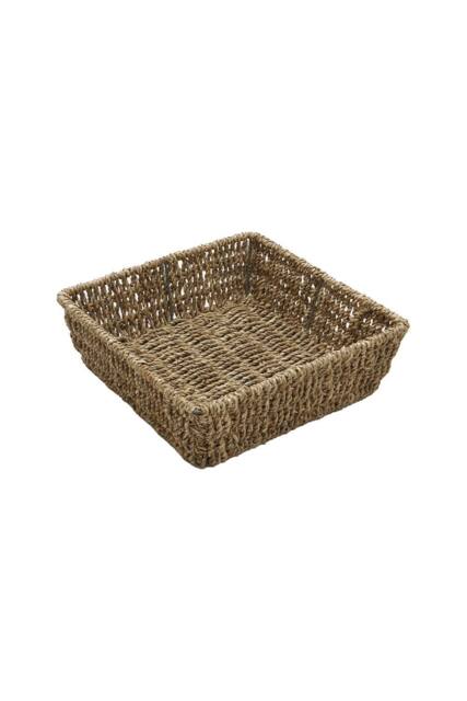 JVL Seagrass Square Storage Tray in Natural - Size: Small - image 1