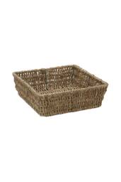 JVL Seagrass Square Storage Tray in Natural - Size: Small - thumbnail 5