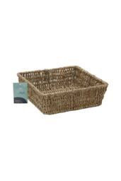 JVL Seagrass Square Storage Tray in Natural - Size: Small - thumbnail 6