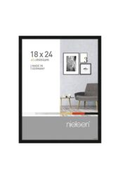"nielsen Pixel 7""x10"" Picture Frame (18x24cm) - Aluminium with Glass Front in Black - Size: 18x24 cm"