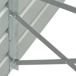 Berkfield Home Garden Raised Bed Galvanised Steel 400x80x45 cm Green - Size: 400 x 80 x 45 cm - thumbnail 6