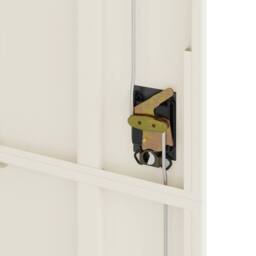 Berkfield Home File Cabinet White 90x40x200 cm Steel - Size: 90 x 40 x 200 cm - thumbnail 8