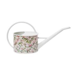 Ivyline Maisie Vintage Magnolia Metal Watering Can H20cm W43cm in White - thumbnail 5