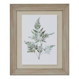 Hill Interiors Bracken Fern Framed Art Print in Dark Brown - thumbnail 1