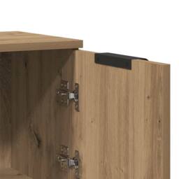 Berkfield Home Sideboard Artisan Oak 30x30x70 cm Engineered Wood in Brown - Size: 30 x 30 x 70 cm - thumbnail 9