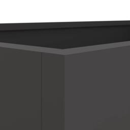 Berkfield Home Planter Black 62x47x46 cm Steel - Size: 62 x 47 x 46 cm - thumbnail 8