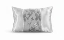 Snug City Duvet Cover Embroidery Set Luxury Bedding with Matching Pillowcases in Silver - Size: Single