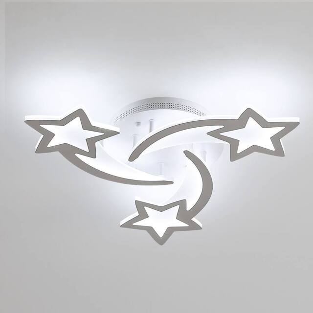Pheashine Modern Acrylic Ceiling Light 40W Cool White 6500K Indoor lighting 51cm - image 1