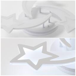 Pheashine Modern Acrylic Ceiling Light 40W Cool White 6500K Indoor lighting 51cm - thumbnail 4