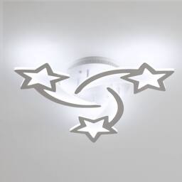 Pheashine Modern Acrylic Ceiling Light 40W Cool White 6500K Indoor lighting 51cm - thumbnail 1