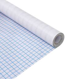Berkfield Home Full Frosted Privacy Window Film Adhesive Stripes 0.9x100 m in White - thumbnail 3