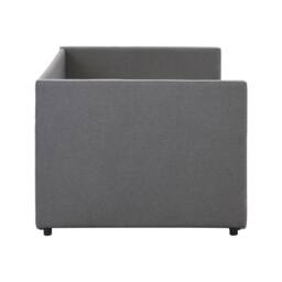 Merax 3ft Single Grey Linen Upholstered Daybed with Lift-Up Trundle Bed - thumbnail 9