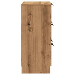 Berkfield Home Sideboard Artisan Oak 60x30x70 cm Engineered Wood in Brown - Size: 60 x 30 x 70 cm - thumbnail 5