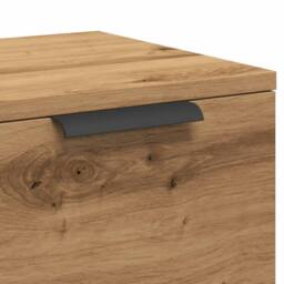 Berkfield Home Sideboard Artisan Oak 60x30x70 cm Engineered Wood in Brown - Size: 60 x 30 x 70 cm - thumbnail 8