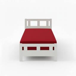 Snug City Flannelette Cot Bed Fitted Sheet Soft Brushed Cotton Bedding Comfort in Red - thumbnail 2