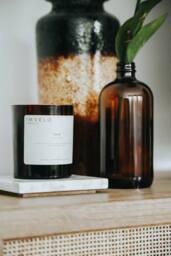 Imvelo Candle Co Definition Candle - Love (Lime Basil + Mandarin) in Amber - thumbnail 2