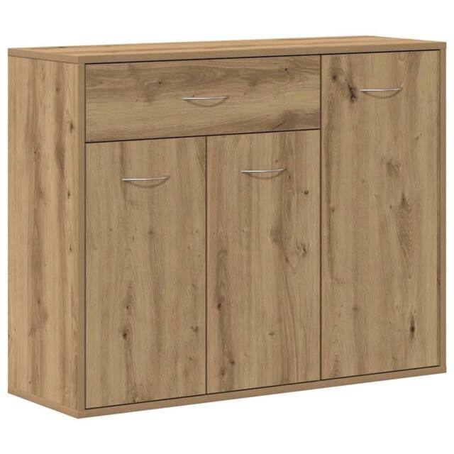 Berkfield Home Sideboard Artisan Oak 88x30x70 cm Engineered Wood in Brown - Size: 88 x 30 x 70 cm - image 1