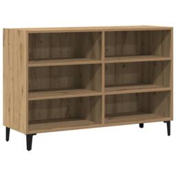 Berkfield Home Sideboard Artisan Oak 103.5x35x70 cm Engineered Wood in Brown - thumbnail 1