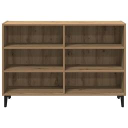 Berkfield Home Sideboard Artisan Oak 103.5x35x70 cm Engineered Wood in Brown - thumbnail 5
