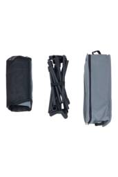 Living and Home Portable Folding Camping Chair in Grey - thumbnail 8
