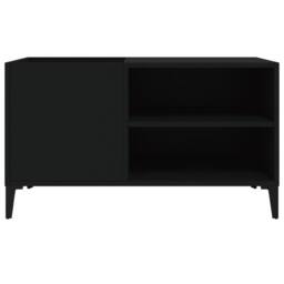Berkfield Home Record Cabinet Black 84.5x38x48 cm Engineered Wood - thumbnail 5