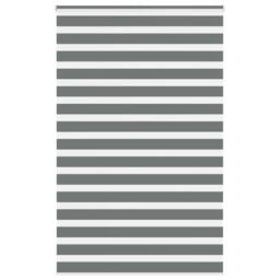 Berkfield Home Elegant Zebra Blind Dark Grey 150x230 cm Fabric Width 145.9 cm Po - thumbnail 2