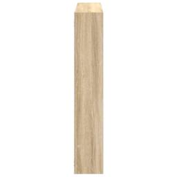 Berkfield Home Wall Cube Shelf 7 Compartments Sonoma Oak Engineered Wood in Brown - thumbnail 5