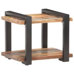 Berkfield Home Bedside Cabinet 50x40x40 cm Solid Reclaimed Wood in Brown - Size: 50 x 40 x 40 cm - thumbnail 9