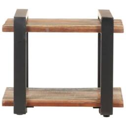 Berkfield Home Bedside Cabinet 50x40x40 cm Solid Reclaimed Wood in Brown - Size: 50 x 40 x 40 cm - thumbnail 1
