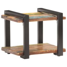 Berkfield Home Bedside Cabinet 50x40x40 cm Solid Reclaimed Wood in Brown - Size: 50 x 40 x 40 cm - thumbnail 8