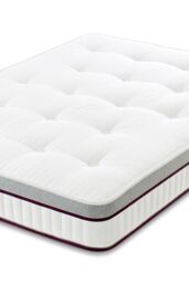 The Shire Bed Company Mode Orthopaedic Support Open Coil Tufted Mattress in White - Size: Single - thumbnail 2