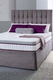 The Shire Bed Company Mode Orthopaedic Support Open Coil Tufted Mattress in White - Size: Single - thumbnail 1