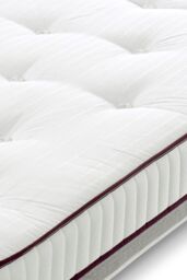 The Shire Bed Company Mode Orthopaedic Support Open Coil Tufted Mattress in White - Size: Single - thumbnail 4