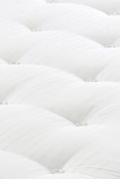 The Shire Bed Company Mode Orthopaedic Support Open Coil Tufted Mattress in White - Size: Single - thumbnail 5