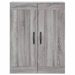 Berkfield Home Wall Mounted Cabinet Grey Sonoma 69.5x34x90 cm Engineered Wood - thumbnail 7