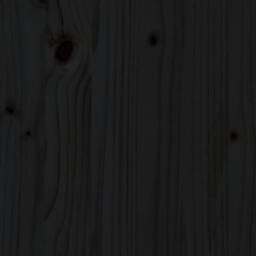 Berkfield Home Beautiful Bed Headboard Black 206x4x100 cm Solid Wood Pine - Size: 206 x 4 x 100 cm - thumbnail 8