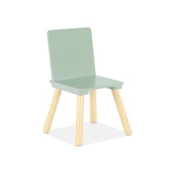 sweeek Children's square table with 2 chairs pine legs in Green - thumbnail 8