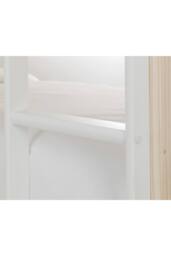 Julian Bowen Nova Single White & Wood Effect Bunk Bed - thumbnail 7