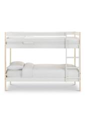 Julian Bowen Nova Single White & Wood Effect Bunk Bed - thumbnail 4